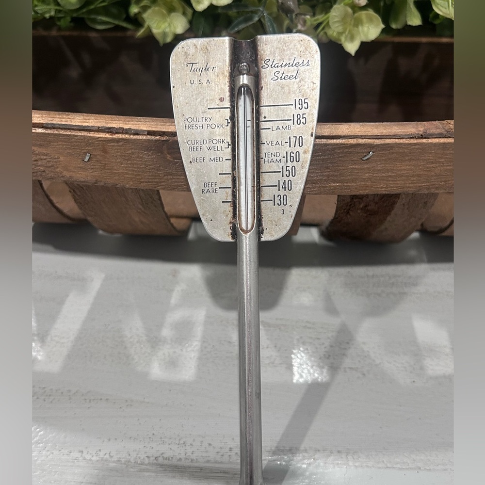 Taylor Stainless Steel Meat Thermometer - Silver